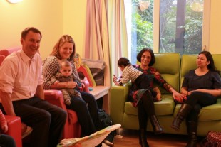 Jeremy Hunt meeting with mothers at a maternal mental health unit in Brent