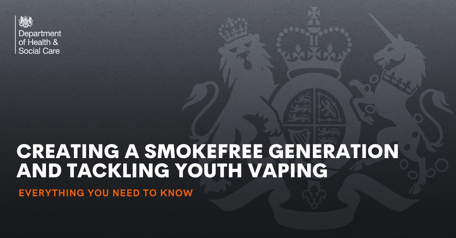 Text graphic: Creating a smokefree generation and tackling youth vaping