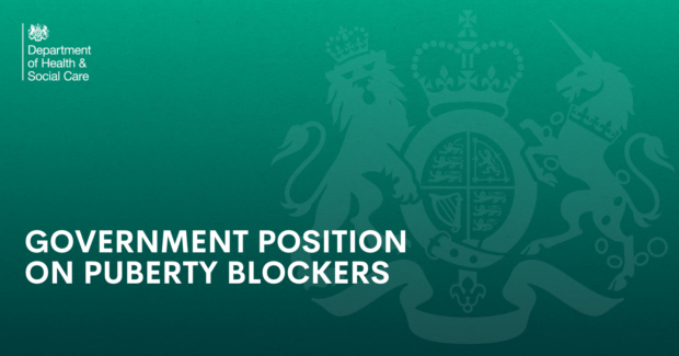 Government position on puberty blockers